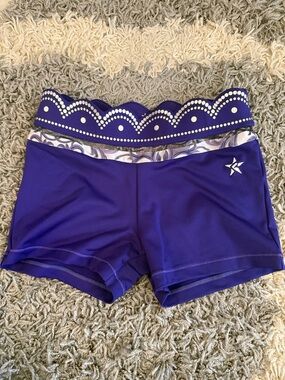 Rebel Athletic Scallop Compression Shorts